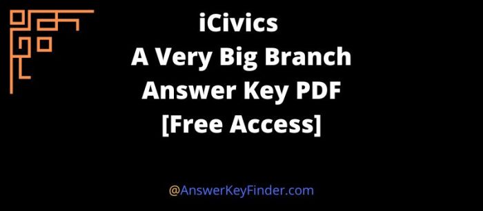 Icivics a very big branch