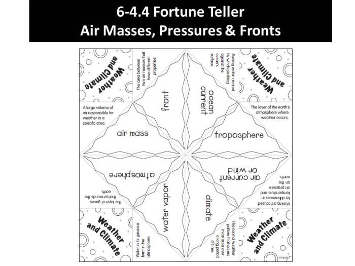 Air masses worksheet answer key