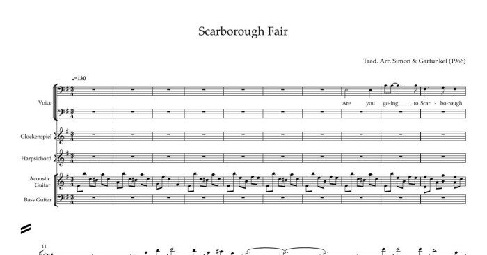 Scarborough fair fantasy answer key